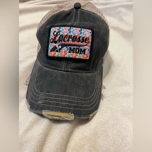 Judith March Black and Tan Lacrosse Mom Hat